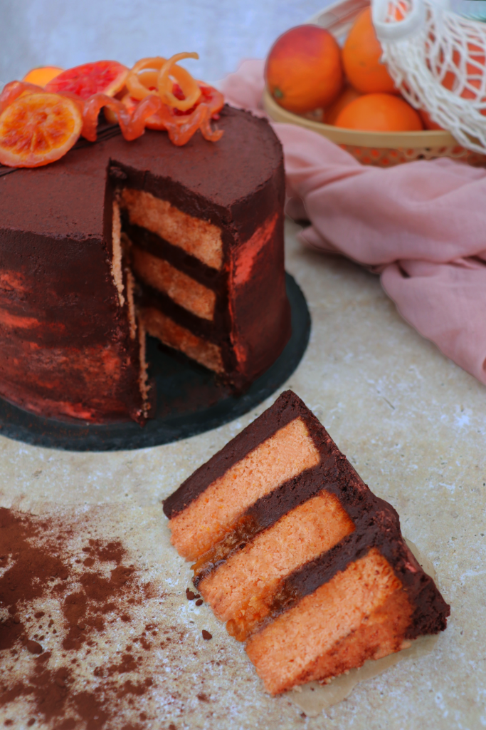 Chocolate & Blood Orange Cake