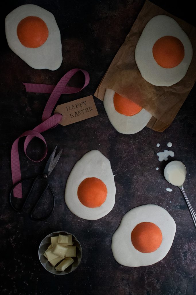CHOCOLATE EASTER 'FRIED' EGGS