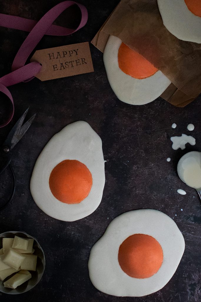 CHOCOLATE EASTER 'FRIED' EGGS
