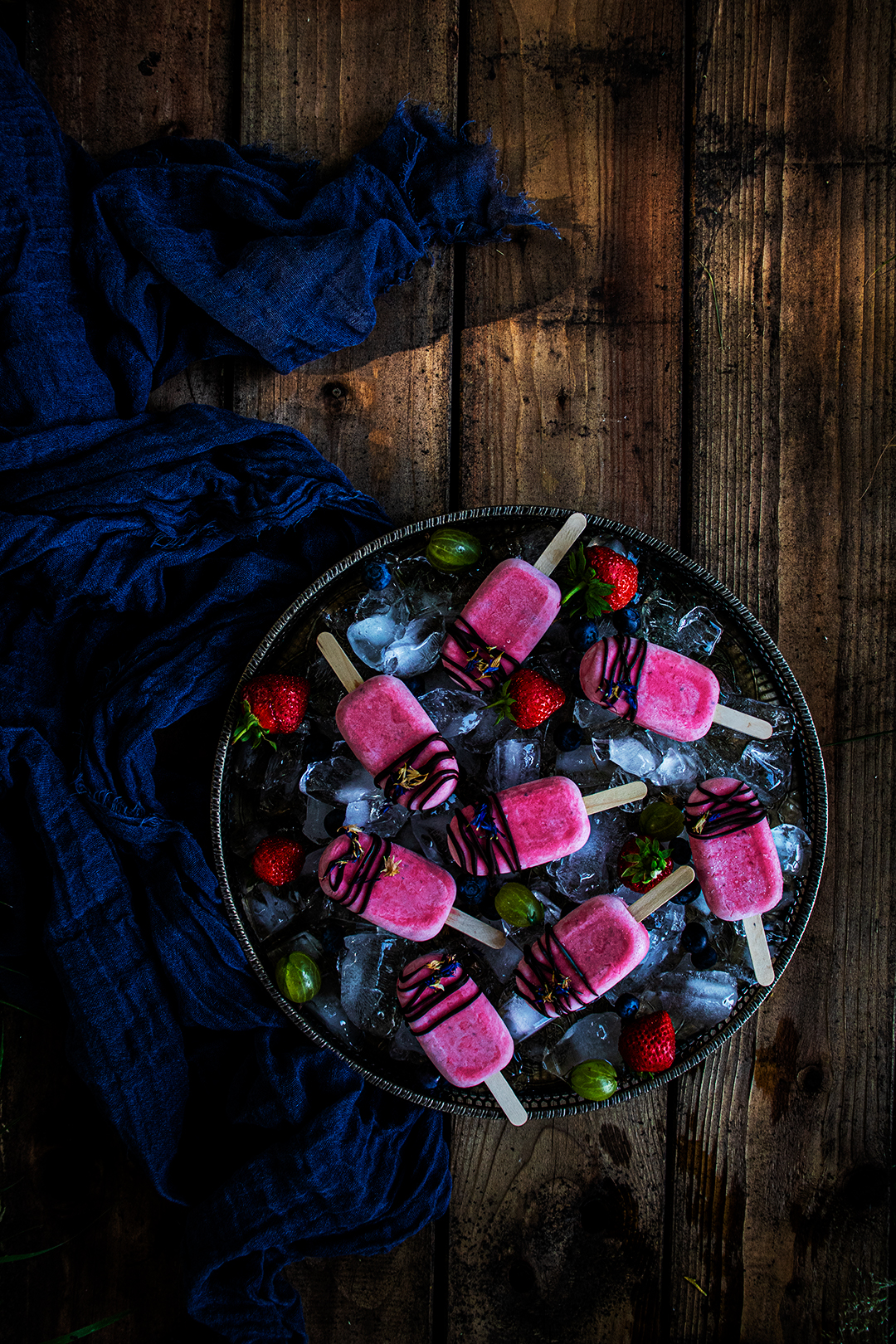 Summer Berry Yogurt Ice Lollies